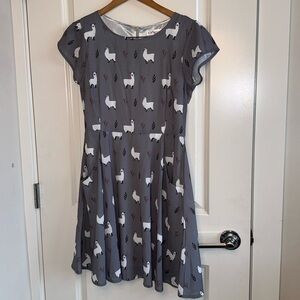 L.A Soul Llama dress size small dress unique nwt